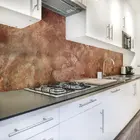 Image of a Shaped Splashback featuring Printed Images