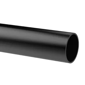 Premier Range Stainless Steel Glass Balustrade Handrail In Black 3000mm x 42.4mm