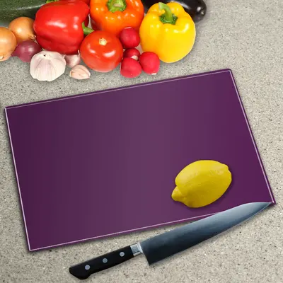 Glass Place Mats x 4 - In Bespoke Colours