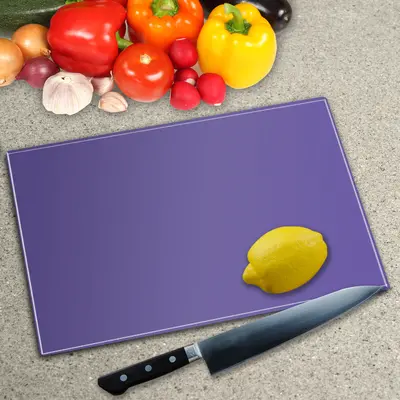 Glass Chopping Board - In Bespoke Colours