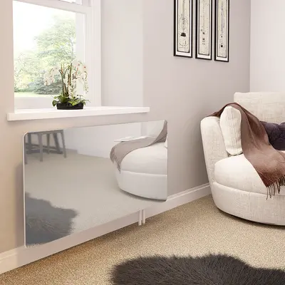 Mirror Radiator Cover Made From Toughened Safety Glass - Small