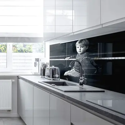 Acrylic Splashback - Personalised With Your Own Image - Made To Measure