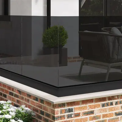 Premier Range Smoked Laminated Toughened Balustrade Glass 21.5mm in Custom Size