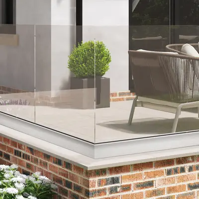 Premier Range Clear Laminated Toughened Balustrade Glass 21.5mm in Custom Size