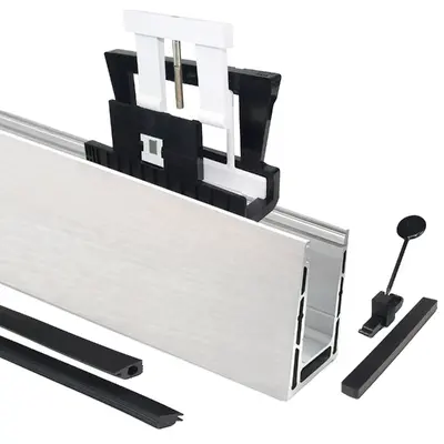 21.5mm Gasket Kit for 5000mm Frameless Glass Balustrades – Includes Trims & Fixings