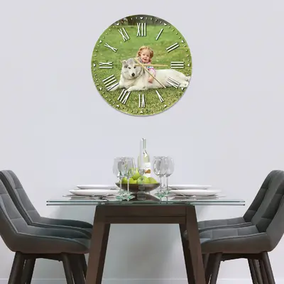Glass Clock - Your Own Photo