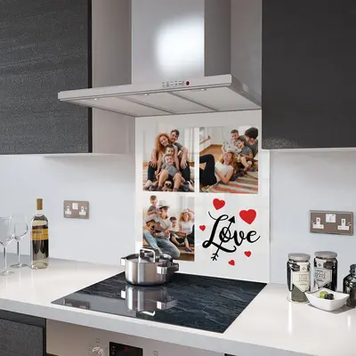 Glass Splashback - Photo Collage - Made To Measure