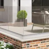 Image of a frameless glass balustrade.