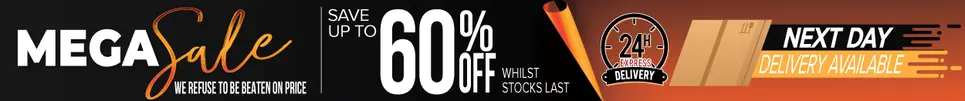 Premier Range Mega Sale banner graphic.
