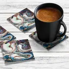Beautiful digital prints on acrylic coasters.