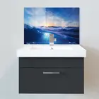 Beautiful digital prints on acrylic sink splashbacks.